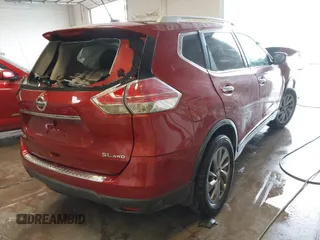2015 Nissan Rogue SL with VIN 5N1AT2MV1FC840353, listed as a IAAI auction lot 41254413 with Not Provided miles. Bid and sale history available at carsss.com. Image 4.