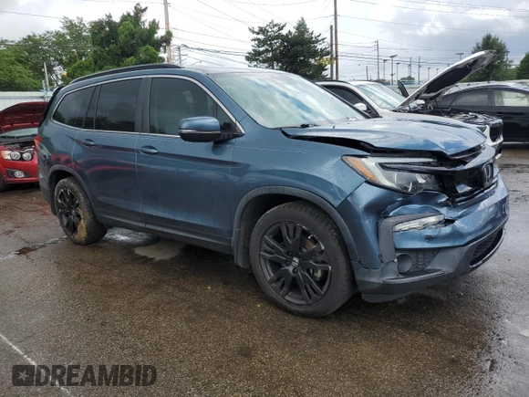 2021 Honda Pilot Special Edition with VIN 5FNYF6H23MB006912, listed as a Copart auction lot 65353295 with 79,254 mi miles and Salvage title. Bid and sale history available at DreamBid. Image 4.