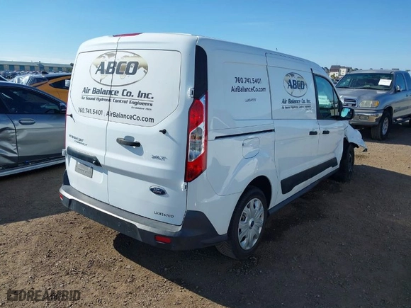 2019 Ford Transit Connect Van XLT with VIN NM0LS7F21K1423348, listed as a IAAI auction lot 41906459 with 35,697 mi miles. Bid and sale history available at carsss.com. Image 4.