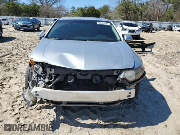 2012 Acura TSX Tech Pkg with VIN JH4CU2F65CC019296, listed as a Copart auction lot 50665225 with 191,888 mi miles and Salvage Title. Bid and sale history available at carsss.com. Image 5.