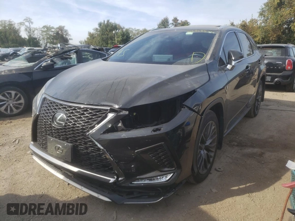 2021 Lexus RX with VIN 2T2YZMDA2MC280904, listed as a Copart auction lot 62868532 with 28,322 mi miles. Bid and sale history available at carsss.com. Image 2.