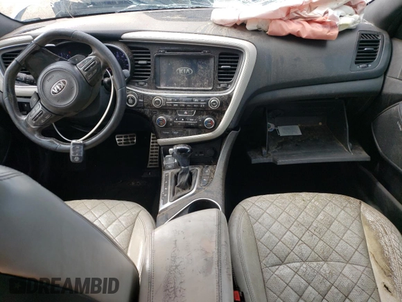 2014 Kia Optima SXL Turbo with VIN 5XXGR4A62EG284722, listed as a Copart auction lot 56189035 with 183,914 mi miles and Salvage title. Bid and sale history available at DreamBid. Image 8.