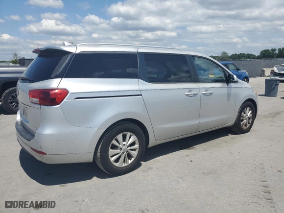 2016 Kia Sedona LX with VIN KNDMB5C10G6095244, listed as a Copart auction lot 52451885 with 179,081 mi miles and Clean Title. Bid and sale history available at carsss.com. Image 3.