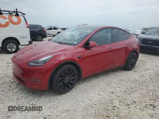 2022 Tesla Model Y Performance with VIN 7SAYGDEF0NF312799, listed as a Copart auction lot 55165915 with 38,377 mi miles and Clean title. Bid and sale history available at DreamBid. Image 1.