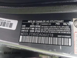 2013 Mercedes-Benz CLS 550 z VIN WDDLJ7DB0DA060218, wystawiony jako IAAI lot #40945299 z przebiegiem 190 379 mil mil oraz . Historia ofert i sprzedaży dostępna na DreamBid. Obrazek 9.