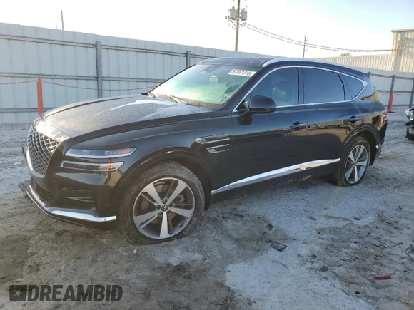 2021 Genesis GV80 with VIN KMUHBDSB0MU047236, listed as a Copart auction lot 57061315 with Not provided miles and Salvage title. Bid and sale history available at DreamBid. Image 1.