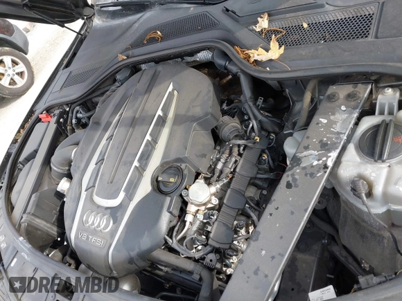 2015 Audi A8 L 4.0T with VIN WAU32AFD7FN006233, listed as a IAAI auction lot 41353034 with 119,693 mi miles. Bid and sale history available at carsss.com. Image 10.