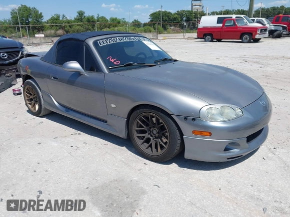 2003 Mazda MX-5 Miata Cloth with VIN JM1NB353930311340, listed as a IAAI auction lot 42145967 with 194,740 mi miles and . Bid and sale history available at DreamBid. Image 1.
