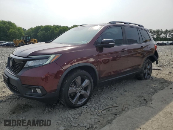 2019 Honda Passport Touring with VIN 5FNYF8H9XKB026631, listed as a Copart auction lot 61037545 with 54,041 mi miles and Salvage title. Bid and sale history available at DreamBid. Image 1.