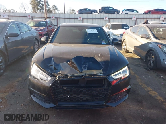 2018 Audi A4 Premium Plus with VIN WAUENAF49JA052761, listed as a IAAI auction lot 41697472 with 115,472 mi miles. Bid and sale history available at carsss.com. Image 12.