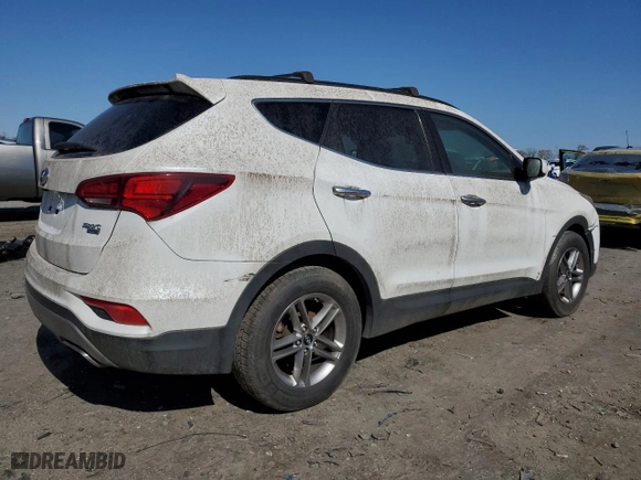 2017 Hyundai Santa Fe Sport 2.4L with VIN 5NMZUDLB6HH034343, listed as a Copart auction lot 51452865 with NaN miles and Clean Title. Bid and sale history available at carsss.com. Image 3.