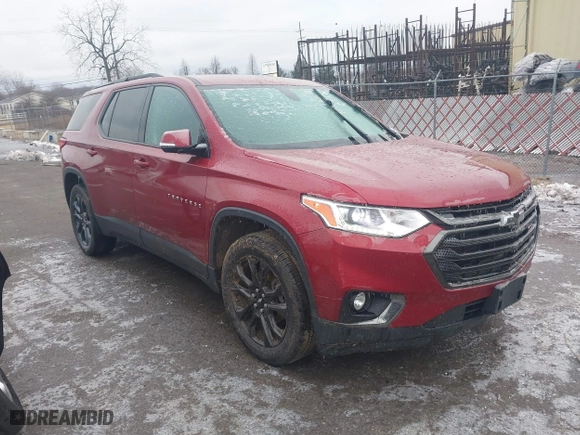 2019 Chevrolet Traverse RS with VIN 1GNERJKX7KJ101469, listed as a IAAI auction lot 41519197 with 85,081 mi miles. Bid and sale history available at carsss.com. Image 1.