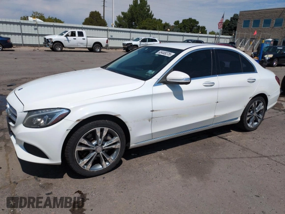 2015 Mercedes-Benz C 300 Luxury with VIN 55SWF4KB2FU008978, listed as a Copart auction lot 65449275 with 123,003 mi miles and Salvage title. Bid and sale history available at DreamBid. Image 1.