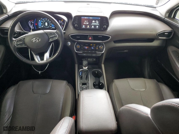 2020 Hyundai Santa Fe SEL with VIN 5NMS3CAD2LH224572, listed as a Copart auction lot 52701355 with 77,186 mi miles and Salvage Title. Bid and sale history available at carsss.com. Image 8.