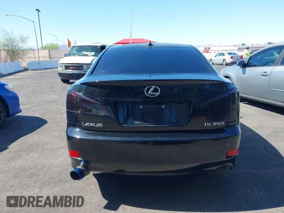 2007 Lexus IS 350 with VIN JTHBE262375016073, listed as a IAAI auction lot 42783244 with 213,175 mi miles and . Bid and sale history available at DreamBid. Image 16.