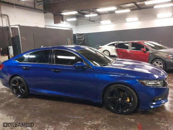 2018 Honda Accord Sedan Sport 1.5T with VIN 1HGCV1F32JA264839, listed as a IAAI auction lot 41609049 with NaN miles. Bid and sale history available at carsss.com. Image 13.