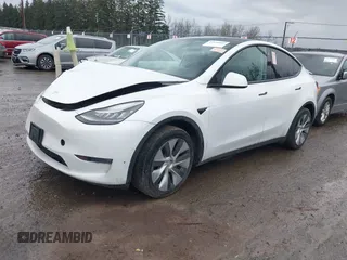2021 Tesla Model Y Standard Range with VIN 5YJYGDED3MF103499, listed as a IAAI auction lot 41632064 with 132,846 mi miles and . Bid and sale history available at DreamBid. Image 19.