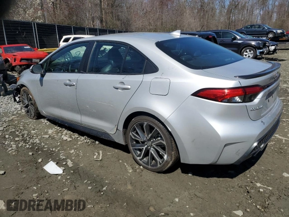 2020 Toyota Corolla XSE with VIN 5YFT4RCE8LP056484, listed as a Copart auction lot 50172275 with 13,546 mi miles and Salvage Title. Bid and sale history available at carsss.com. Image 2.
