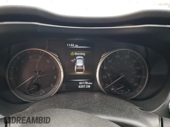 2019 Infiniti Q50 3.0t Signature Edition with VIN JN1EV7AP6KM514591, listed as a Copart auction lot 84735724 with 64,178 mi miles and Non Repairable. Bid and sale history available at carsss.com. Image 9.