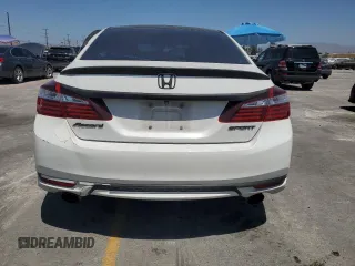 2016 Honda Accord Sport z VIN 1HGCR2F56GA244078, wystawiony jako Copart lot #63640505 z przebiegiem 229 054 mil mil oraz Szkoda całkowita • Salvage title. Historia ofert i sprzedaży dostępna na DreamBid. Obrazek 6.