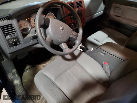2005 Dodge Dakota SLT with VIN 1D7HE48N25S326038, listed as a Copart auction lot 83908454 with 155,447 mi miles and Salvage Title. Bid and sale history available at DreamBid. Image 8.