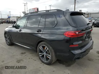 2020 BMW X7 M50i z VIN 5UXCX6C04L9B99921, wystawiony jako Copart lot #56665755 z przebiegiem 63 328 mil mil oraz Szkoda całkowita • Salvage title. Historia ofert i sprzedaży dostępna na DreamBid. Obrazek 2.