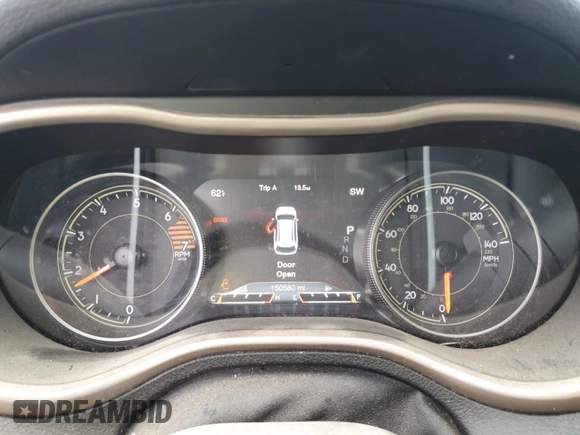 2016 Jeep Cherokee Limited z VIN 1C4PJMDB4GW213278, wystawiony jako Copart lot #61165065 z przebiegiem 150 580 mil mil oraz Szkoda całkowita • Salvage title. Historia ofert i sprzedaży dostępna na DreamBid. Obrazek 9.