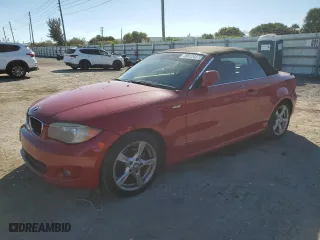 2012 BMW 1 Series 128i with VIN WBAUL7C56CVM82552, listed as a Copart auction lot 78812444 with 74,546 mi miles and Salvage Title. Bid and sale history available at carsss.com. Image 1.