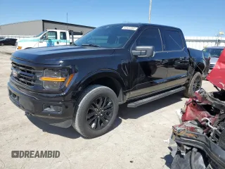 2024 Ford F-150 XLT with VIN 1FTFW3LDXRFB56503, listed as a Copart auction lot 52532365 with 2,264 mi miles and Salvage Title. Bid and sale history available at carsss.com. Image 1.