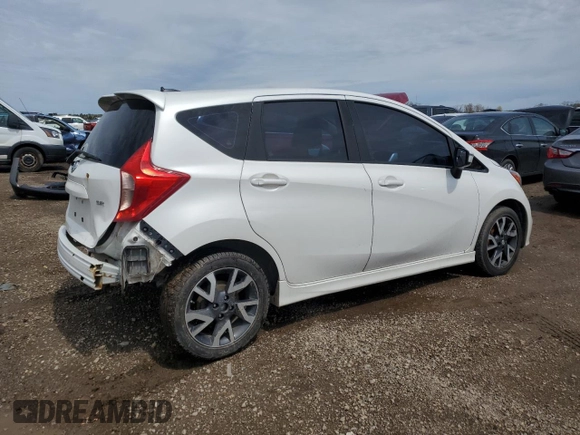 2016 Nissan Note S с VIN 3N1CE2CP9GL404059, выставлен на аукционе Copart как лот 54127815 с пробегом 80 719 миль миль и Списание • Salvage title. История ставок и продаж доступна на DreamBid. Изображение 3.