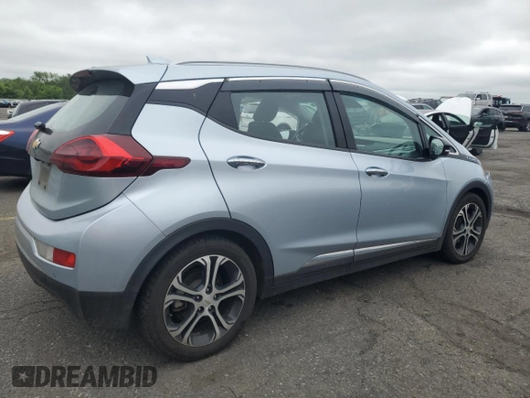 2017 Chevrolet Bolt EV Premier z VIN 1G1FX6S09H4165354, wystawiony jako Copart lot #60276045 z przebiegiem 106 852 mil mil oraz Szkoda całkowita • Salvage title. Historia ofert i sprzedaży dostępna na DreamBid. Obrazek 3.