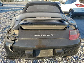 2006 Porsche 911 Carrera with VIN WP0CA29926S757583, listed as a Copart auction lot 81954824 with 58,645 mi miles and Salvage Title. Bid and sale history available at DreamBid. Image 6.