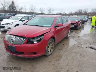 2012 Buick LaCrosse Premium 1 with VIN 1G4GD5E39CF299181, listed as a IAAI auction lot 41915487 with 198,014 mi miles. Bid and sale history available at carsss.com. Image 2.
