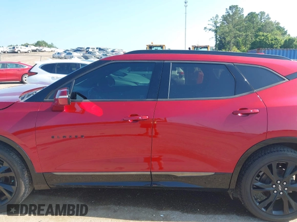 2021 Chevrolet Blazer RS with VIN 3GNKBERS2MS503863, listed as a IAAI auction lot 42424635 with 76,040 mi miles and . Bid and sale history available at DreamBid. Image 14.