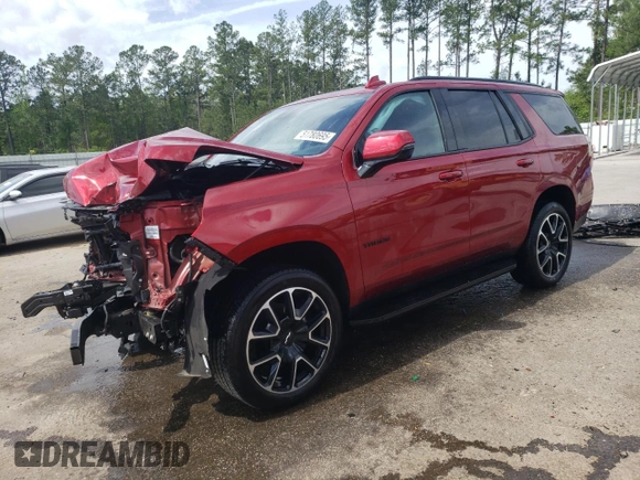 2024 Chevrolet Tahoe RST with VIN 1GNSCRKDXRR138598, listed as a Copart auction lot 51780695 with 16,796 mi miles and Salvage title. Bid and sale history available at DreamBid. Image 1.