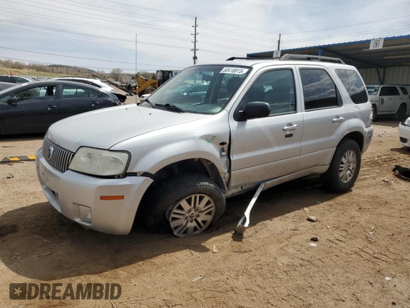 2007 Mercury Mariner Luxury z VIN 4M2YU91117KJ02032, wystawiony jako Copart lot #50418815 z przebiegiem 128 498 mil mil oraz Szkoda całkowita • Salvage title. Historia ofert i sprzedaży dostępna na DreamBid. Obrazek 1.