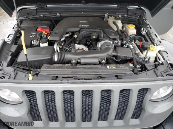 2019 Jeep Wrangler Unlimited Sport S with VIN 1C4HJXDG5KW679862, listed as a Copart auction lot 50046825 with 55,314 mi miles and Salvage Title. Bid and sale history available at carsss.com. Image 12.