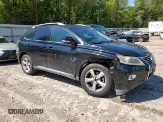 2015 Lexus RX 350 with VIN 2T2BK1BA5FC307897, listed as a Copart auction lot 52072595 with 102,966 mi miles and Salvage Title. Bid and sale history available at DreamBid. Image 4.