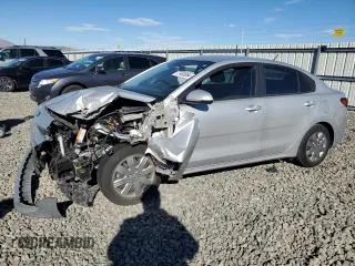 2021 Kia Rio LX with VIN 3KPA24AD0ME422550, listed as a Copart auction lot 77403554 with 12,158 mi miles and Salvage Title. Bid and sale history available at carsss.com. Image 1.