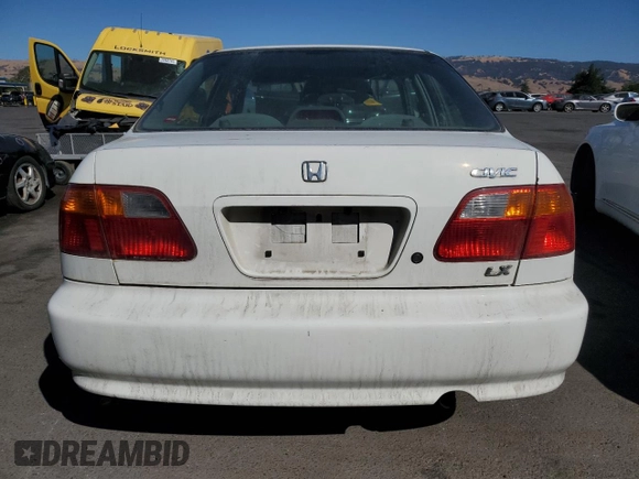 2000 Honda Civic EX with VIN JHMEJ8647YS004508, listed as a Copart auction lot 76315554 with 204,597 mi miles and Clean Title. Bid and sale history available at carsss.com. Image 6.
