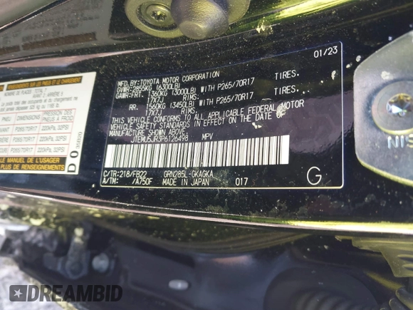 2023 Toyota 4Runner SR5 с VIN JTEMU5JR3P6126498, выставлен на аукционе IAAI как лот 41440951 с пробегом 37 856 миль миль и . История ставок и продаж доступна на DreamBid. Изображение 9.