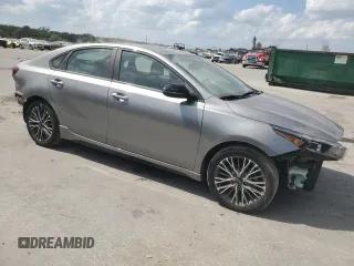 2022 Kia Forte GT-Line with VIN 3KPF54AD6NE430957, listed as a Copart auction lot 55073475 with 25,293 mi miles and Clean Title. Bid and sale history available at carsss.com. Image 4.