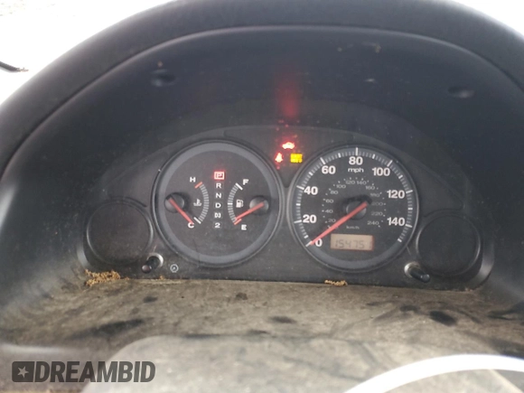 2002 Honda Civic DX with VIN 1HGEM22202L061842, listed as a Copart auction lot 43760875 with 154,751 mi miles and Salvage Title. Bid and sale history available at DreamBid. Image 9.