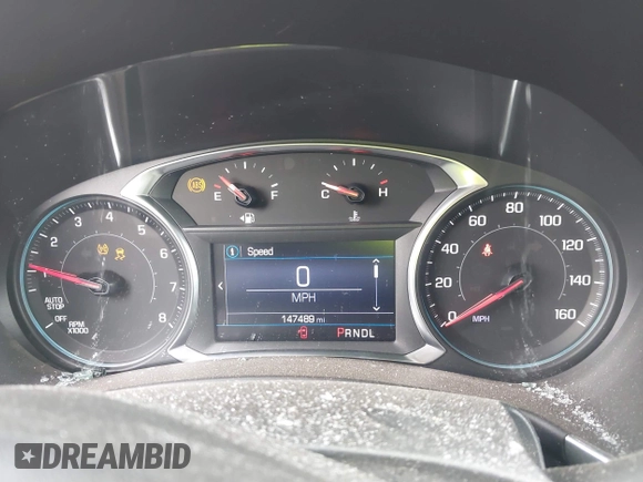 2020 Chevrolet Equinox LT z VIN 2GNAXKEV9L6105008, wystawiony jako IAAI lot #42114279 z przebiegiem 147 489 mil mil oraz . Historia ofert i sprzedaży dostępna na DreamBid. Obrazek 7.