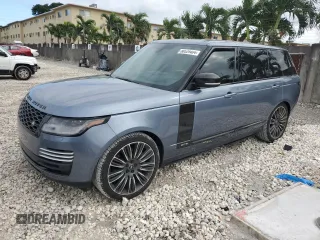 2019 Land Rover Range Rover z VIN SALGV5RE7KA541774, wystawiony jako Copart lot #80529404 z przebiegiem 41 720 mil mil oraz Szkoda całkowita • Salvage title. Historia ofert i sprzedaży dostępna na DreamBid. Obrazek 1.