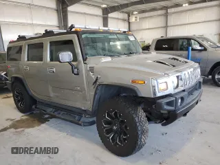 2003 Hummer H2 with VIN 5GRGN23U73H142618, listed as a Copart auction lot 89116505 with 28,597 mi miles and Salvage Title. Bid and sale history available at carsss.com. Image 4.