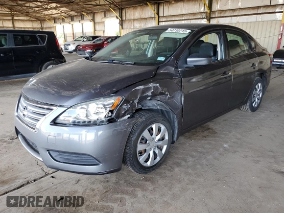 2015 Nissan Sentra SR with VIN 3N1AB7AP8FL693482, listed as a Copart auction lot 54710715 with 108,799 mi miles and Salvage Title. Bid and sale history available at DreamBid. Image 1.