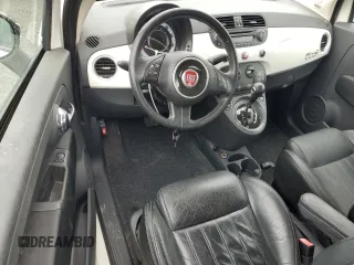 2012 FIAT 500 Lounge z VIN 3C3CFFER3CT339837, wystawiony jako Copart lot #50034515 z przebiegiem 40 552 mil mil oraz Szkody całkowita. Historia ofert i sprzedaży dostępna na DreamBid. Obrazek 8.