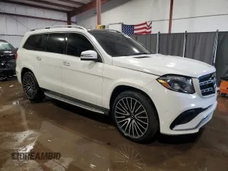 2017 Mercedes-Benz GLS with VIN 4JGDF7FE0HA978513, listed as a Copart auction lot 43703755 with 94,292 mi miles and Salvage Title. Bid and sale history available at carsss.com. Image 4.
