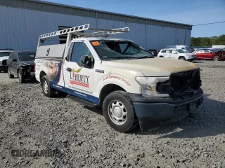 2018 Ford F-150 XL with VIN 1FTMF1CB6JKC18100, listed as a Copart auction lot 55237045 with 175,667 mi miles and Salvage title. Bid and sale history available at DreamBid. Image 4.